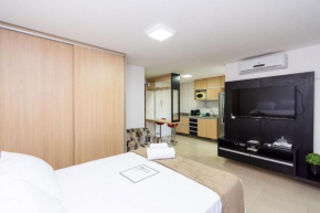 Flat no Ed The Expression com vista linda para cidade - Setor Bueno - TH1410